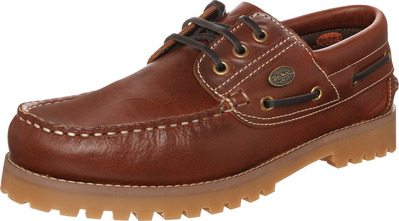 Mokasíny Dockers by Gerli tmavě hnědá
