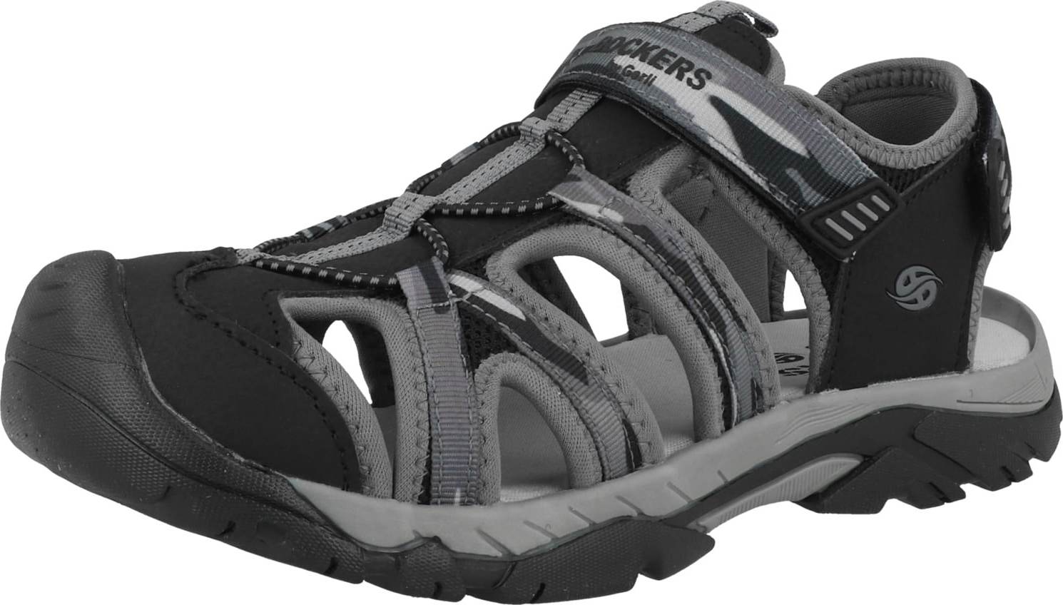 Otevřená obuv '50BH601' Dockers by Gerli světle šedá / tmavě šedá