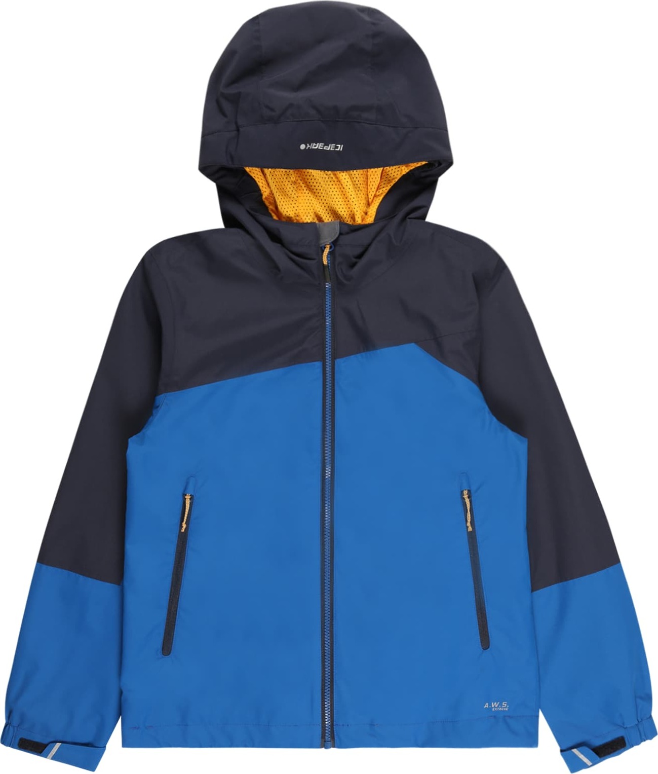 Outdoorová bunda 'KAARST' icepeak modrá / námořnická modř / oranžová