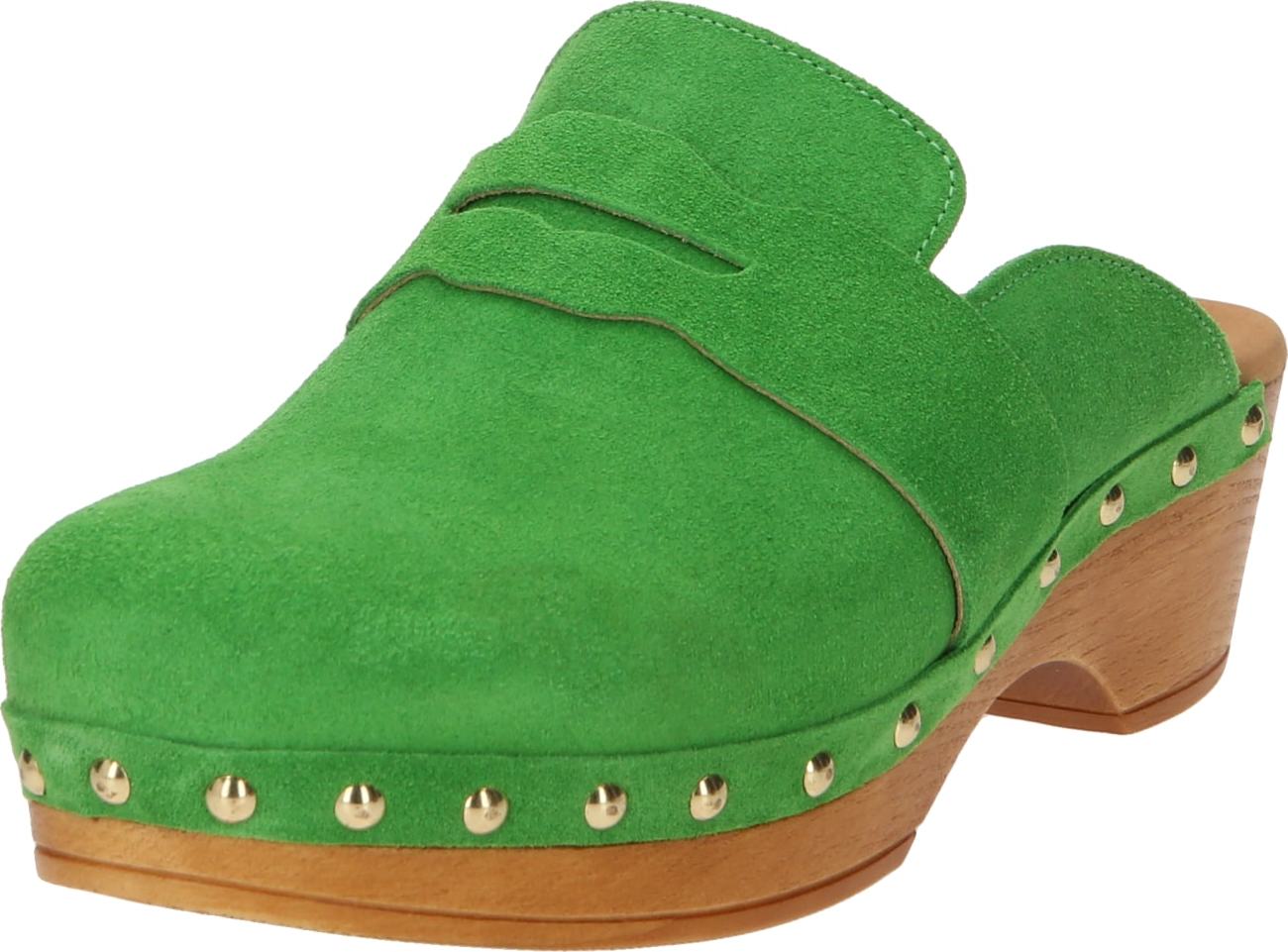Pantofle Gabor zelená