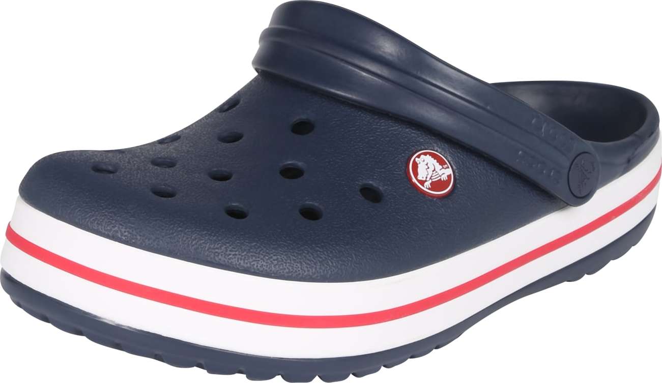 Pantofle 'Crocband' Crocs námořnická modř / červená / bílá