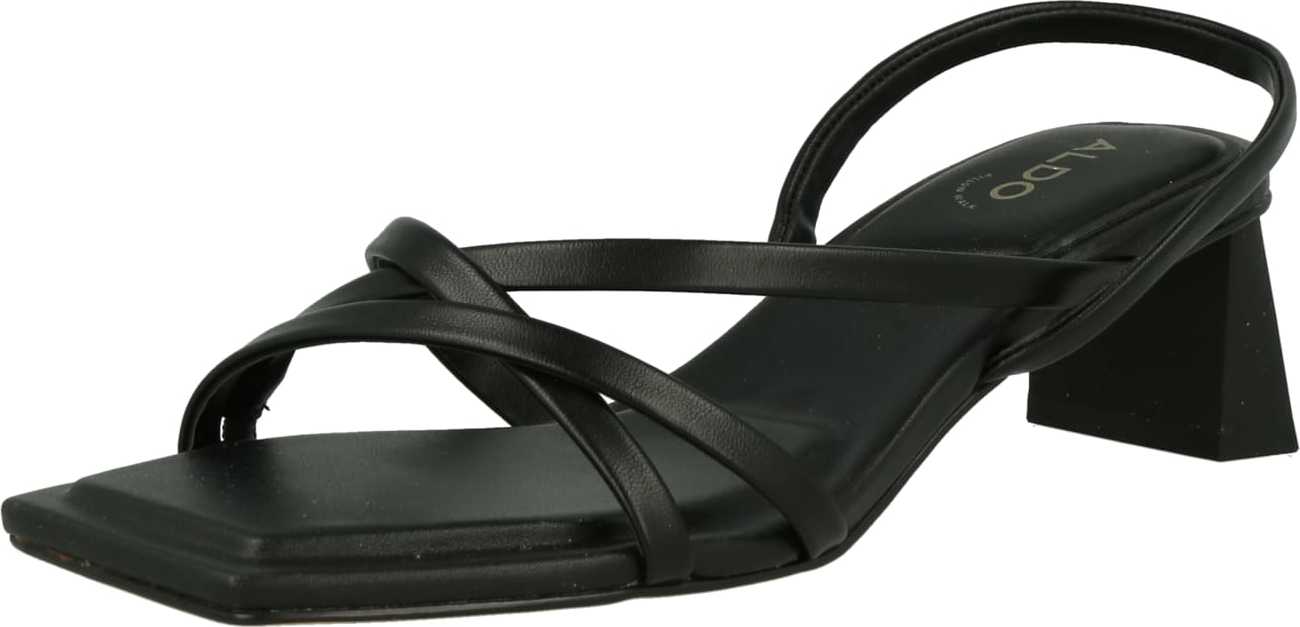Páskové sandály 'MINIMA' ALDO černá