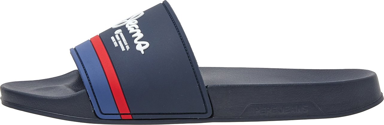 Plážová/koupací obuv Pepe Jeans námořnická modř / červená / bílá