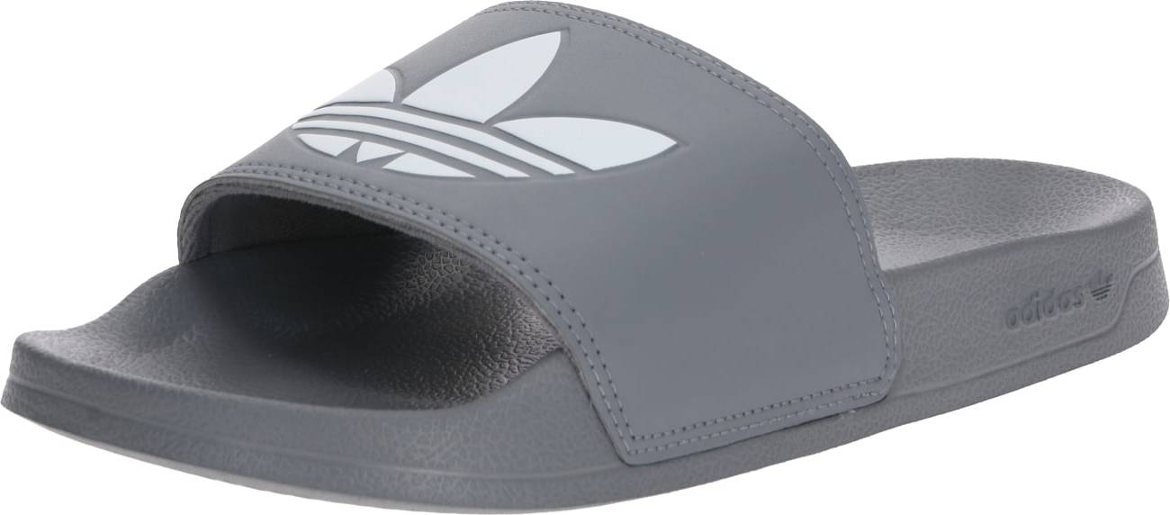 Plážová/koupací obuv 'Adilette Lite' adidas Originals šedá / bílá