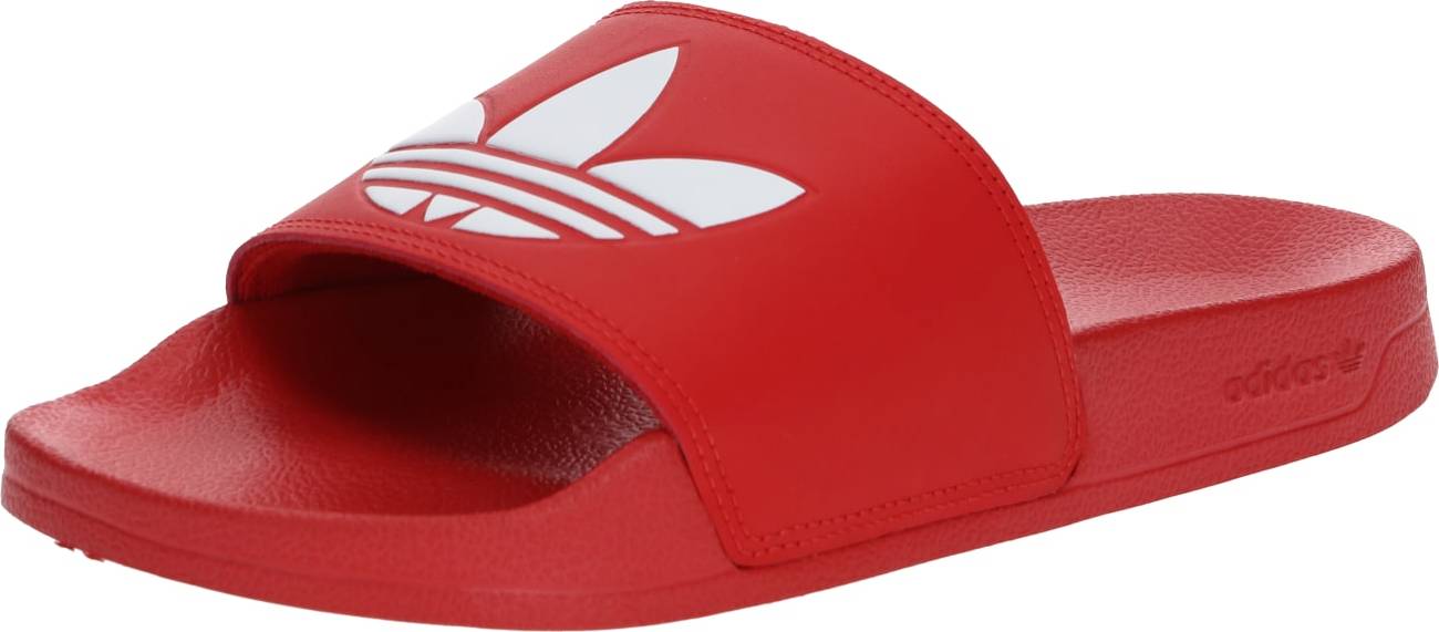 Plážová/koupací obuv 'Adilette Lite' adidas Originals červená / bílá