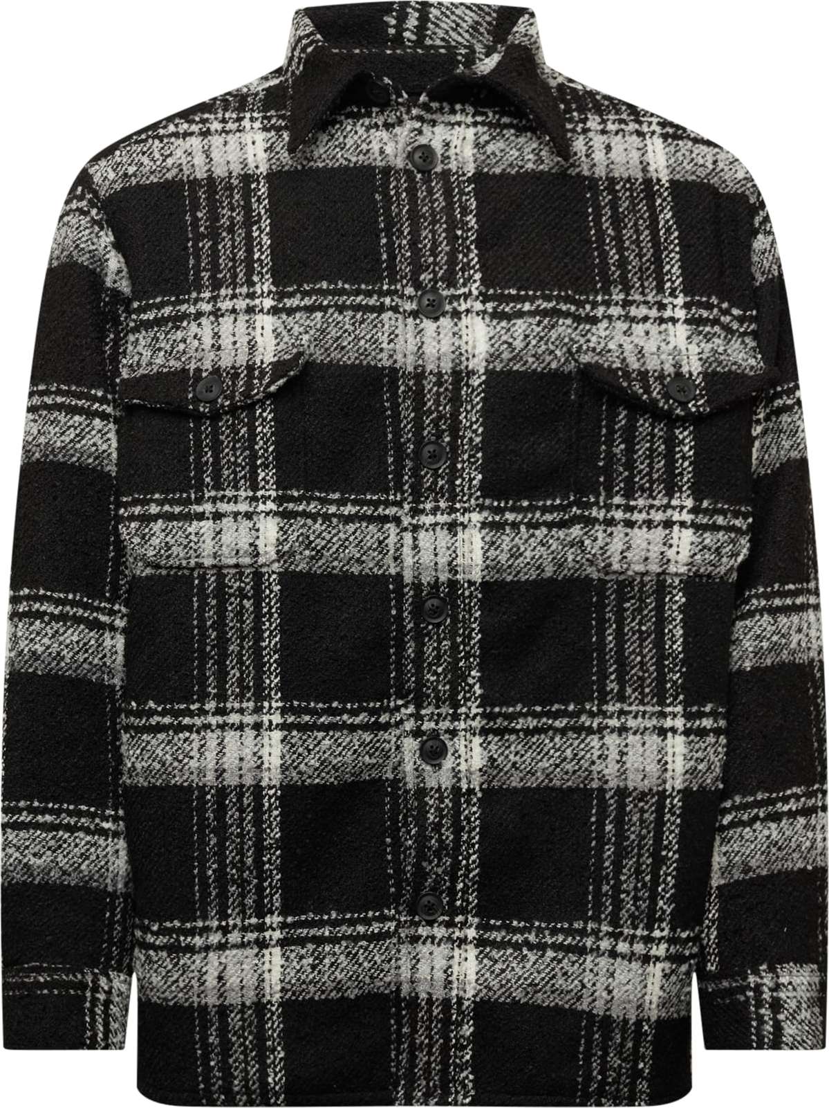 Přechodná bunda 'HIBARA' AllSaints černá / bílá