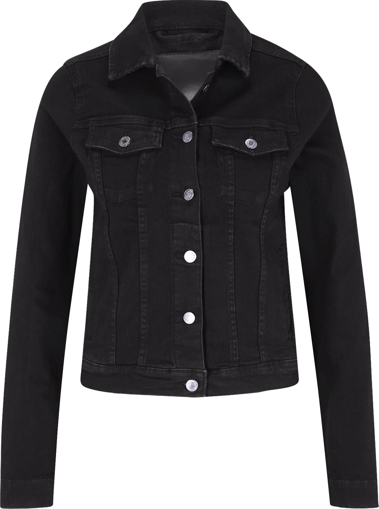 Přechodná bunda 'LARA' Denim Project černá džínovina