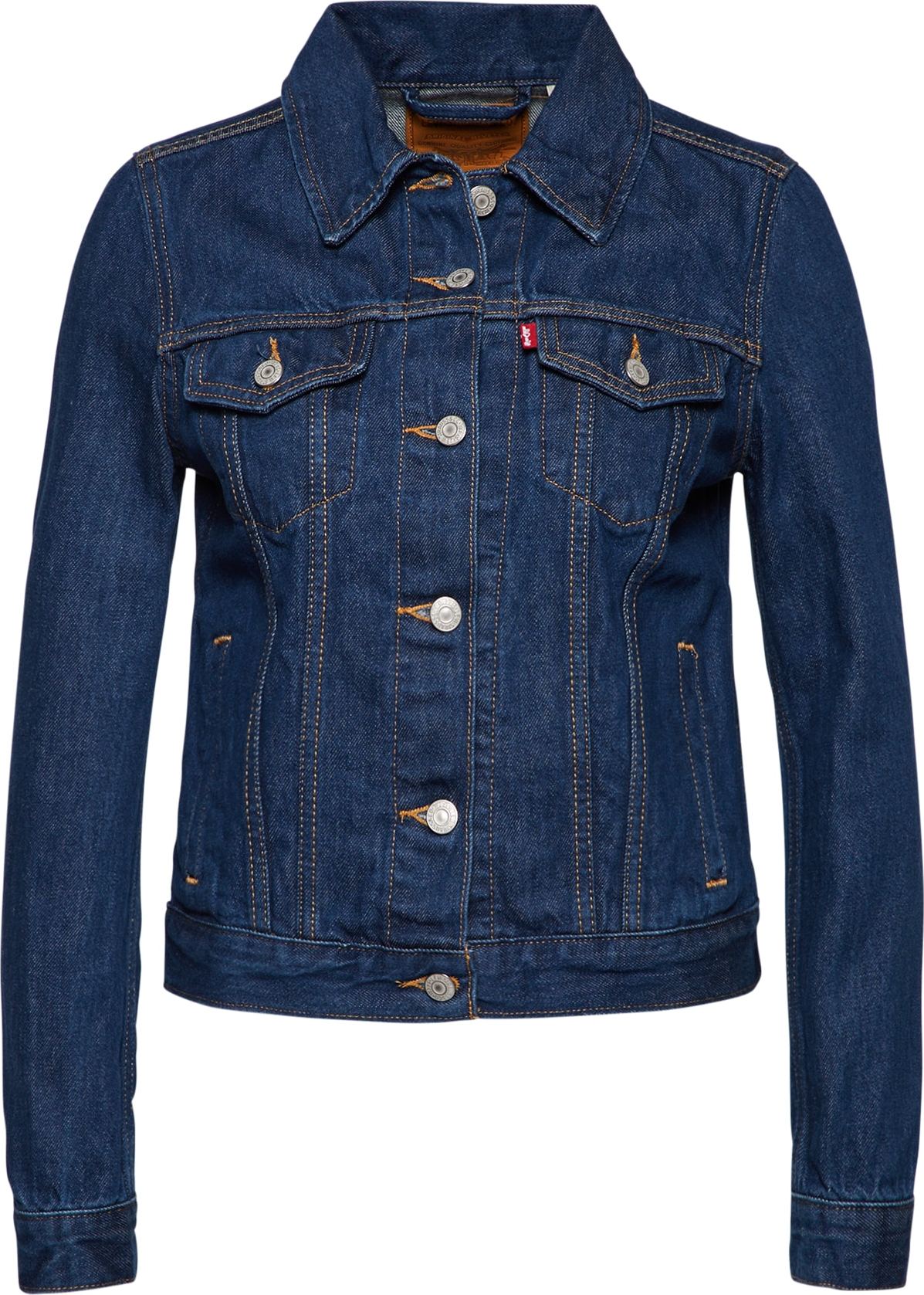 Přechodná bunda 'ORIGINAL TRUCKER DARK INDIGO - FLAT FINISH' Levis modrá džínovina