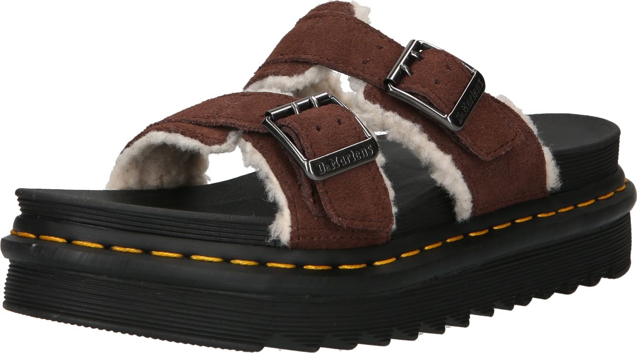Sandály 'Myles' Dr. Martens tmavě hnědá