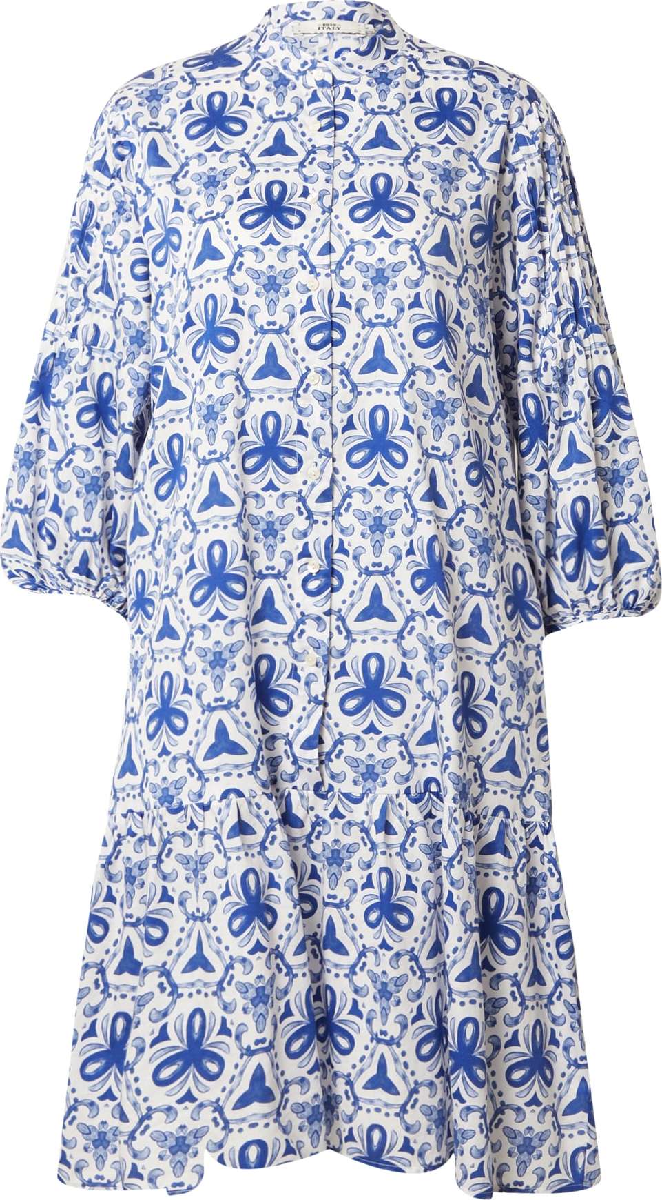 Šaty 'Mila' 0039 italy modrá / světlemodrá / bílá