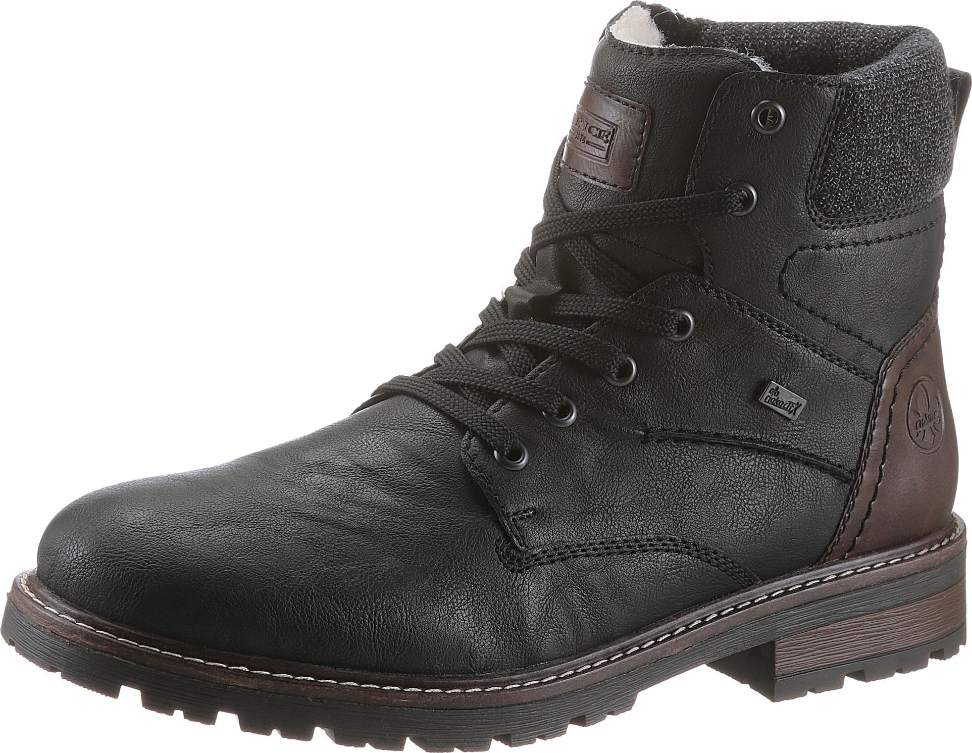 Šněrovací boty Rieker pueblo / černá