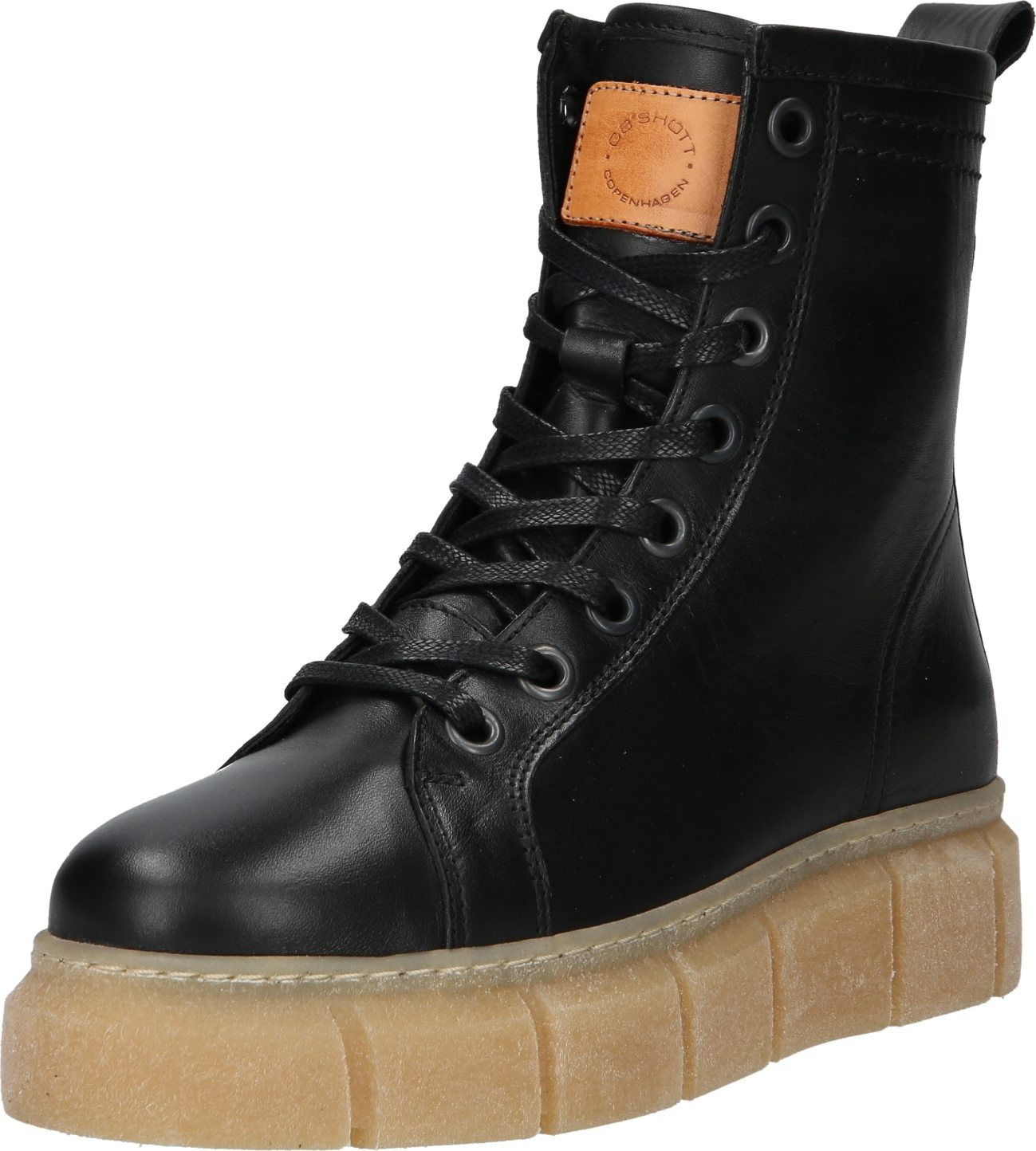 Šněrovací kozačky 'FLORA' Ca'Shott černá