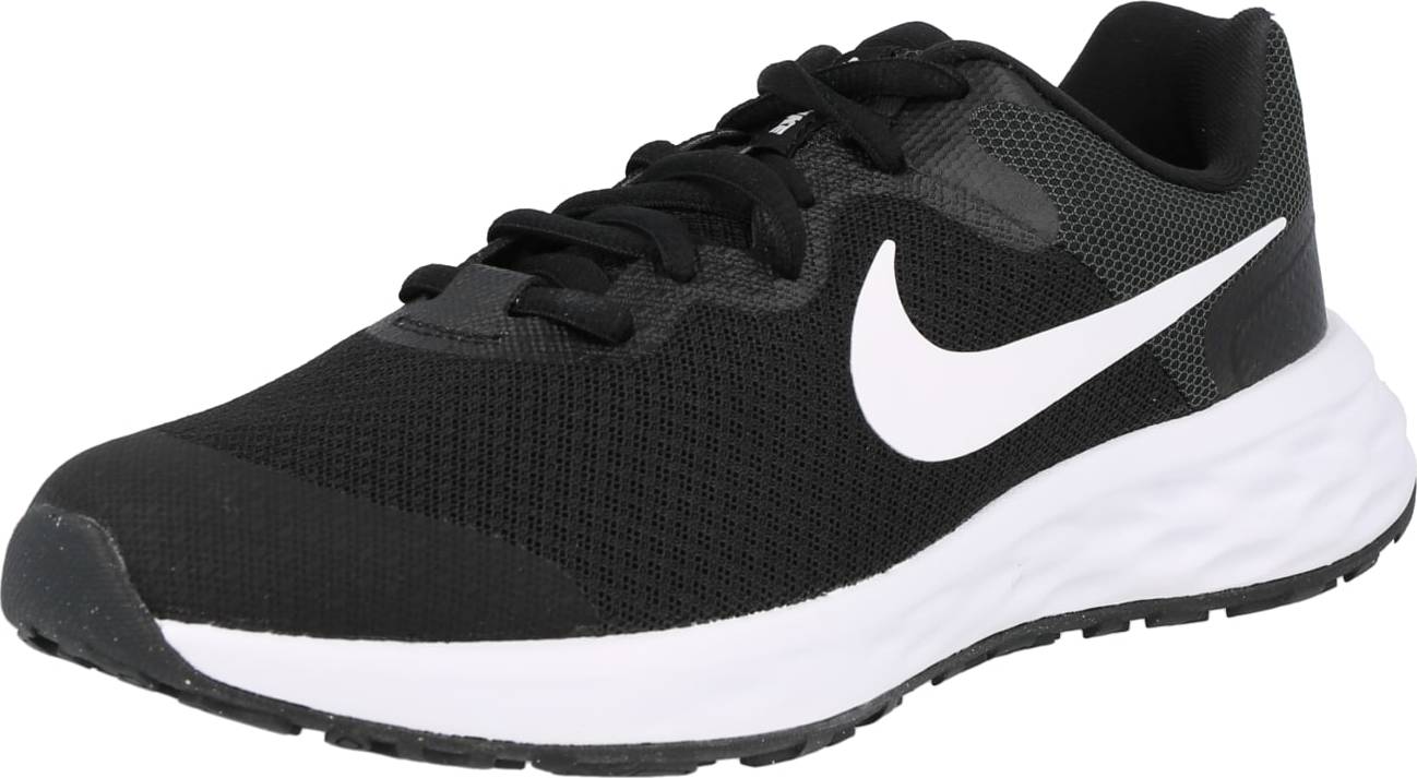 Sportovní boty 'Revolution 6' Nike černá / bílá