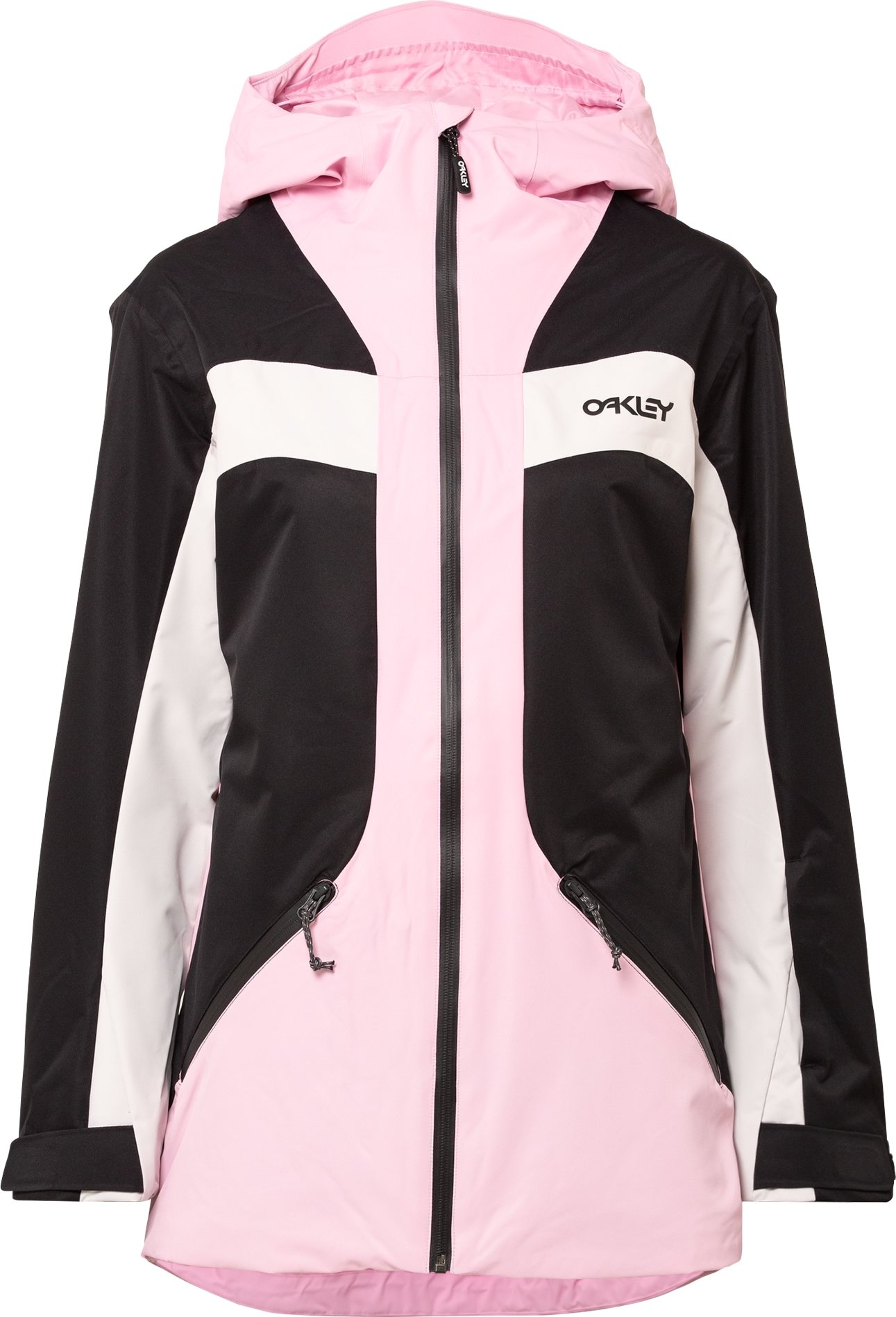 Sportovní bunda Oakley růžová / černá / bílá