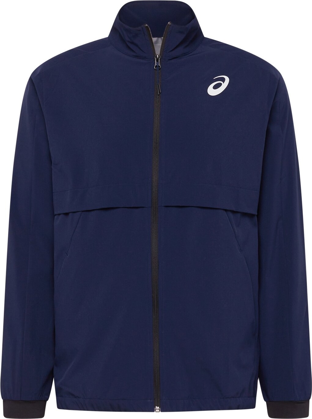 Sportovní bunda ASICS noční modrá / bílá