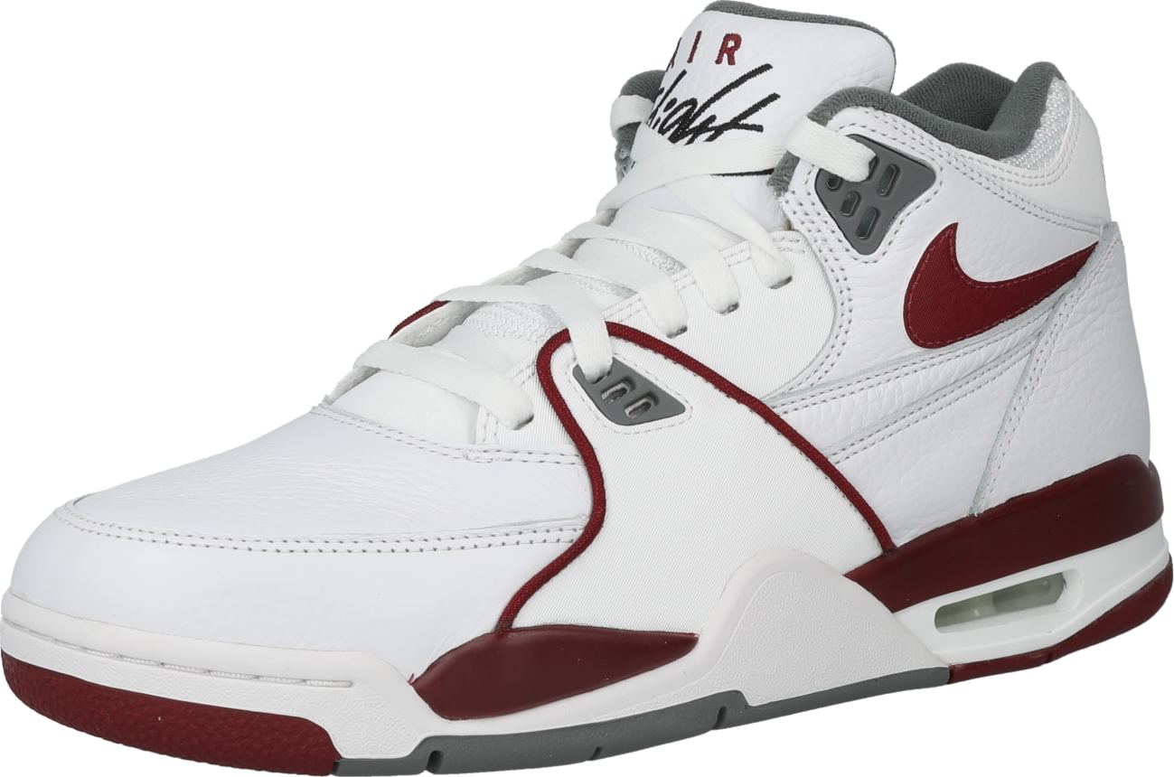 Tenisky 'Air Flight' Nike Sportswear karmínově červené / černá / bílá