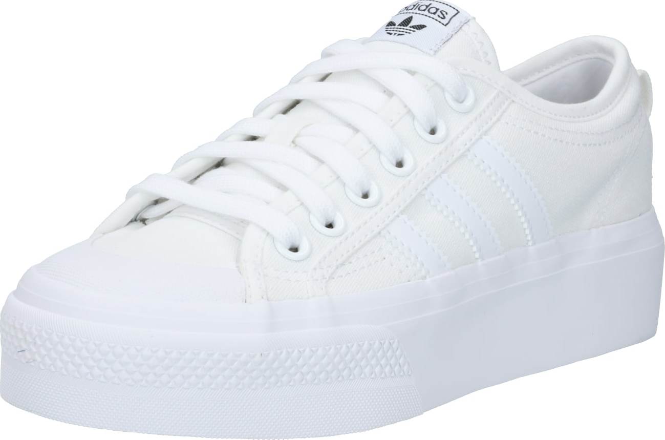 Tenisky 'Nizza Platform' adidas Originals bílá