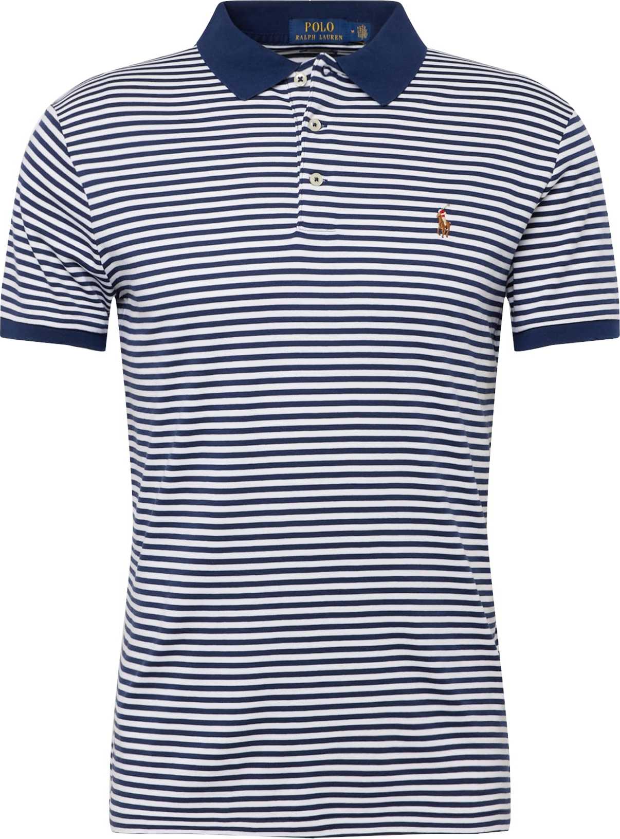 Tričko Polo Ralph Lauren námořnická modř / bílá