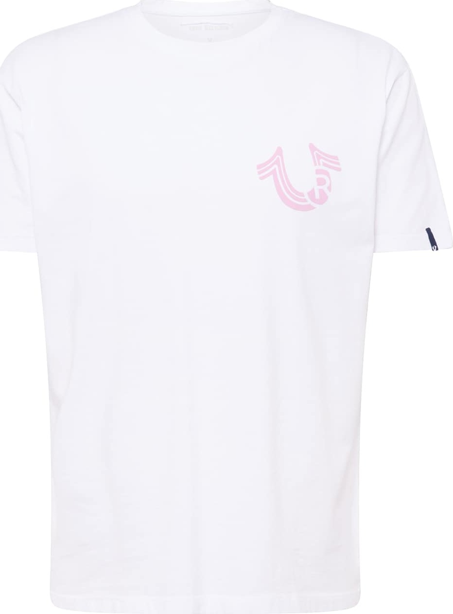 Tričko True Religion pink / bílá