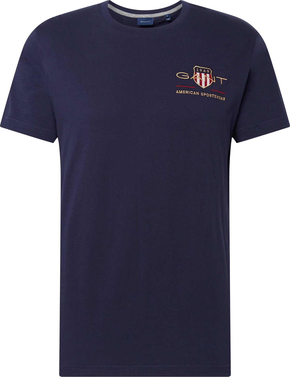 Tričko Gant béžová / tmavě modrá / tmavě červená / bílá