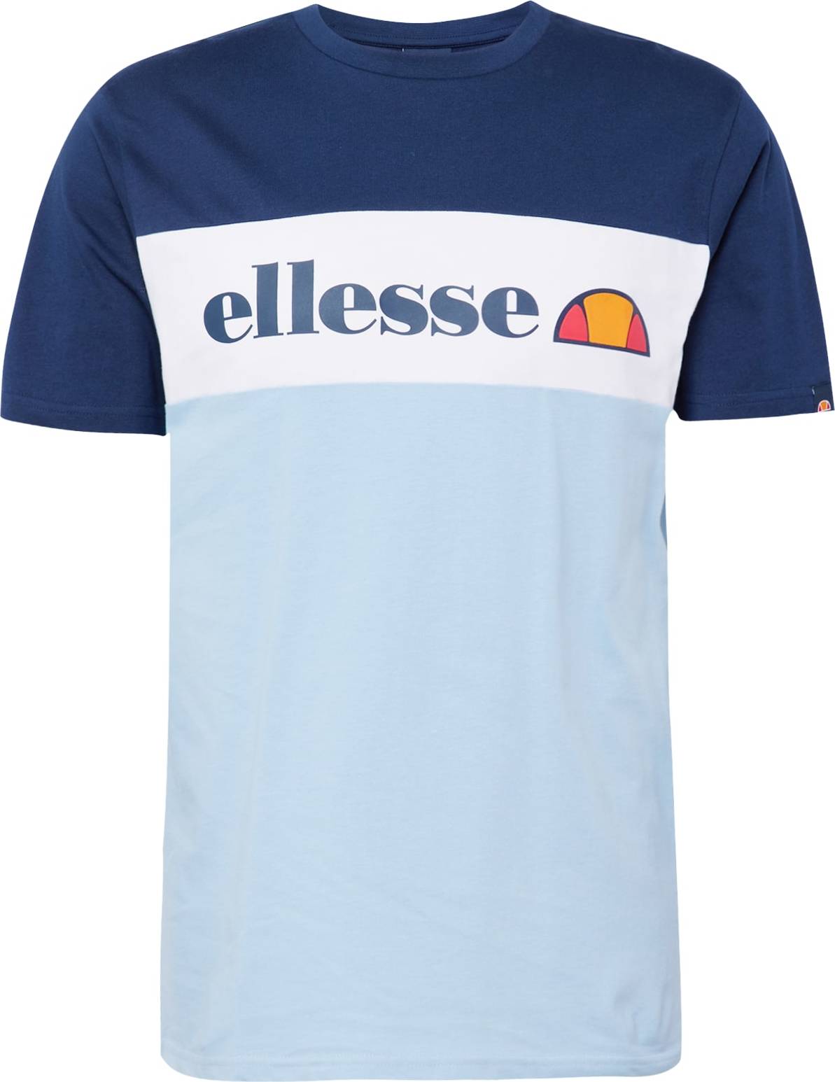 Tričko Ellesse námořnická modř / světlemodrá / žlutá / bílá