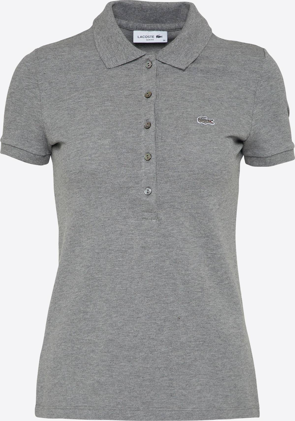 Tričko 'Polo Shirt' Lacoste šedá