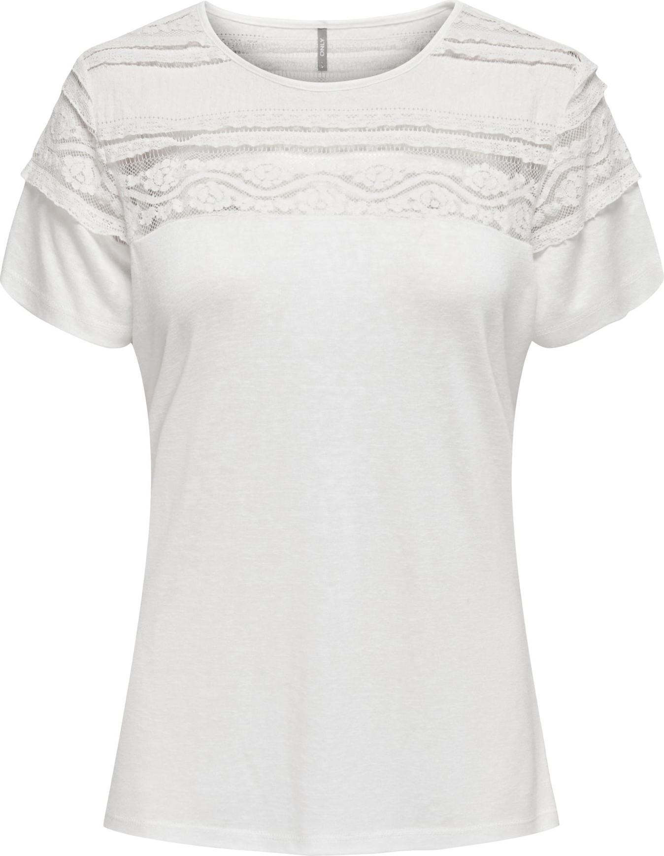 Tričko 'Sadia' Only bílá