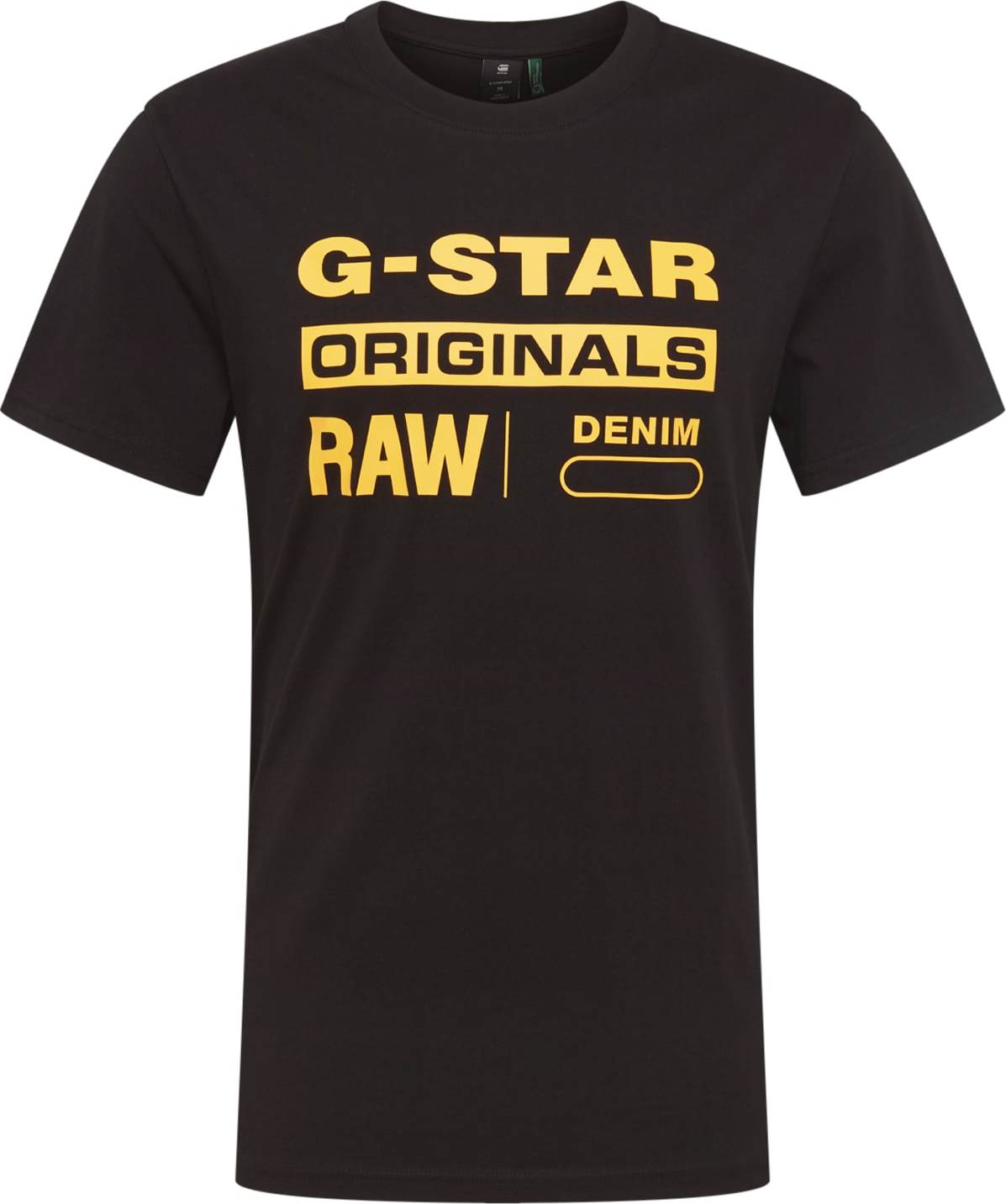 Tričko 'Swando' G-Star Raw žlutá / černá