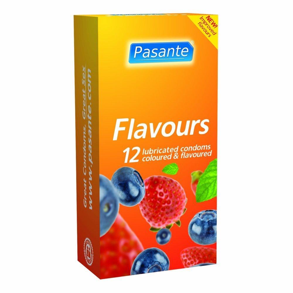 Pasante kondomy Flavours 12 ks Pasante
