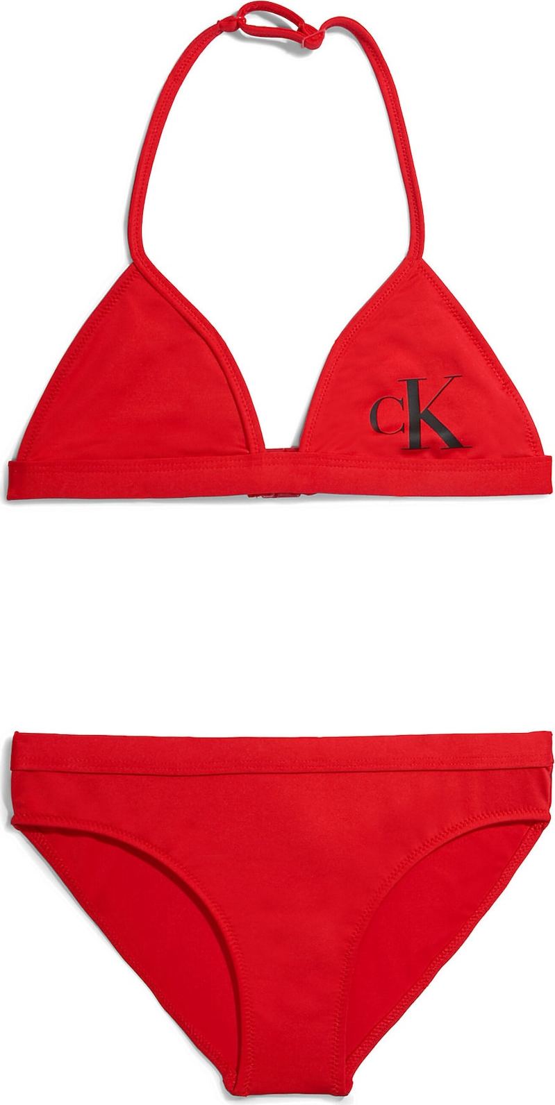 Bikiny Calvin Klein Swimwear červená / černá