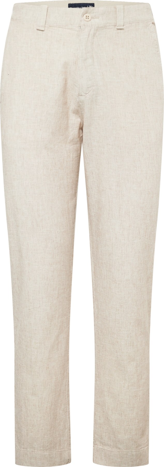 Chino kalhoty Abercrombie & Fitch přírodní bílá