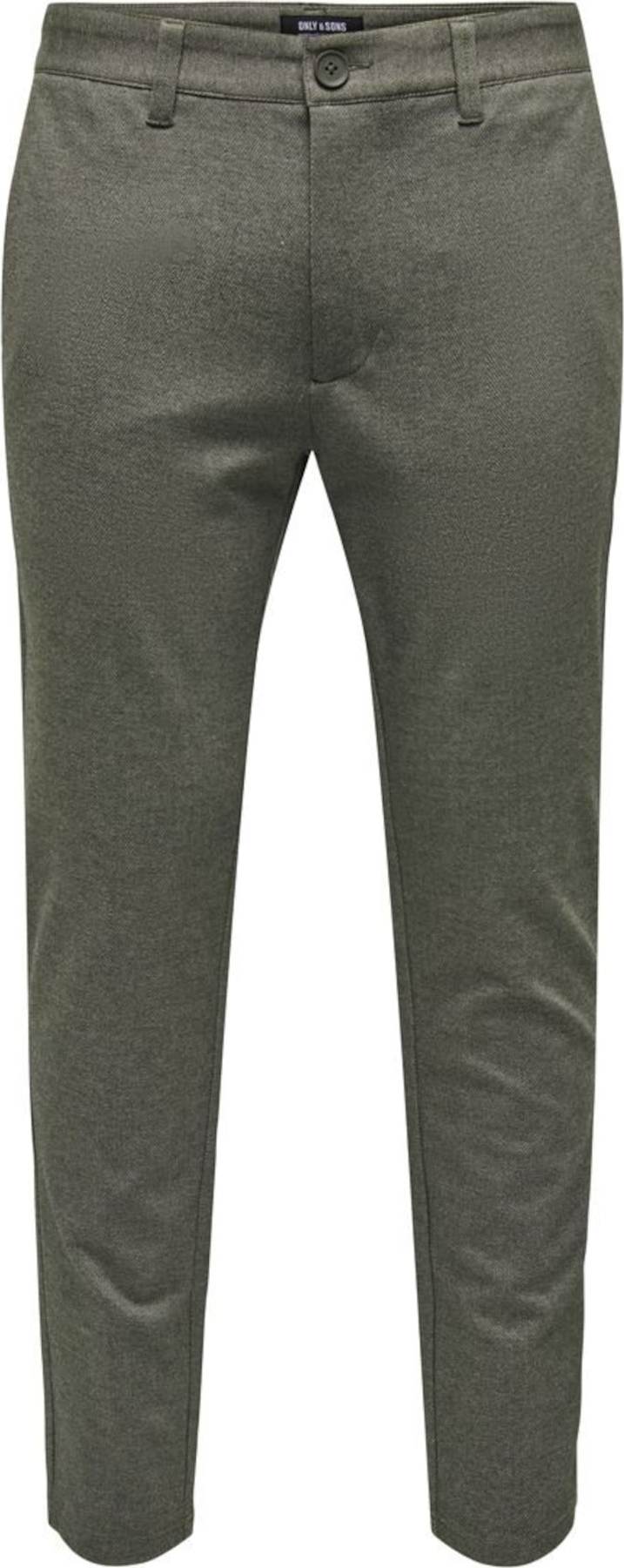Chino kalhoty 'Mark' Only & Sons khaki
