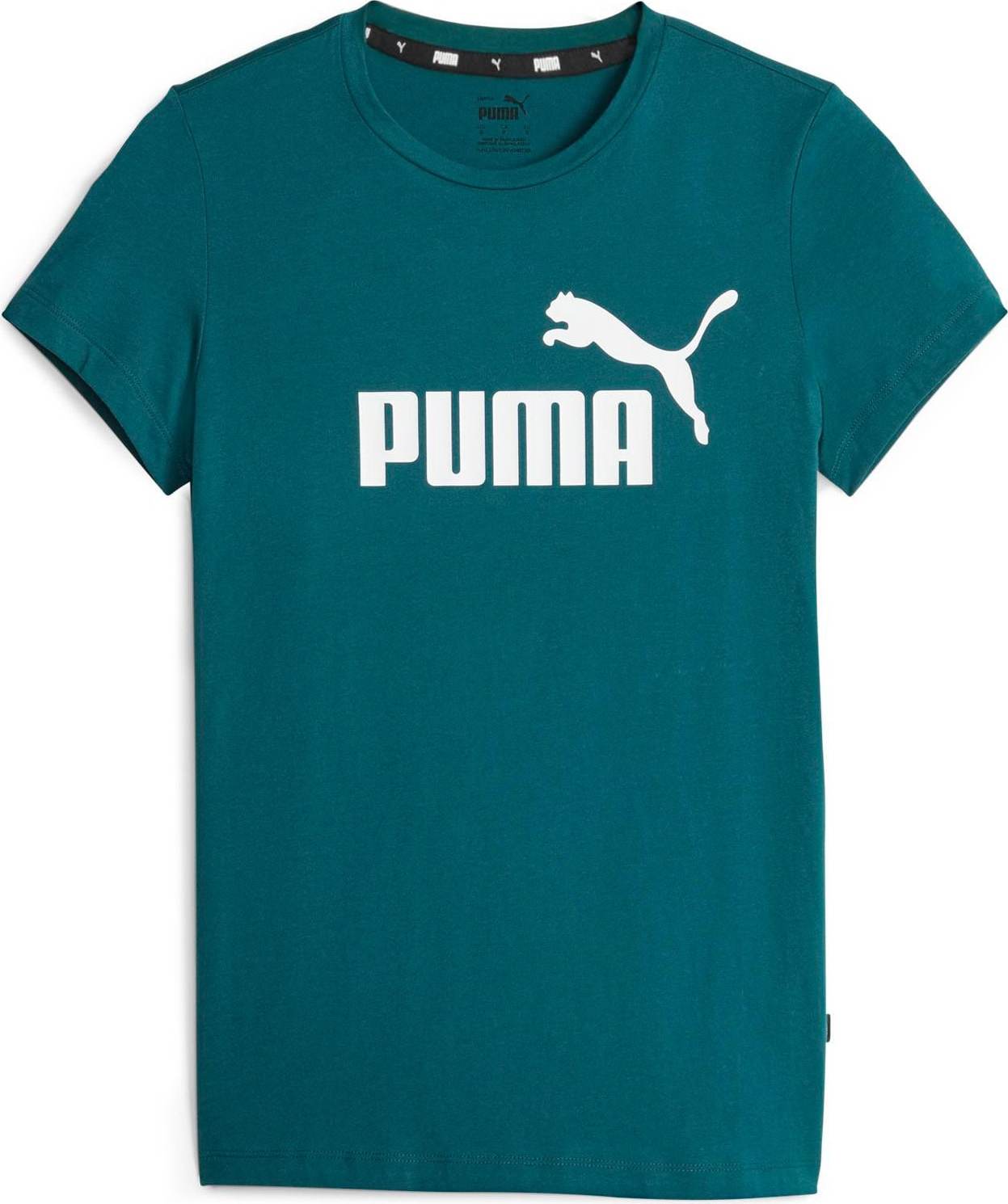 Funkční tričko Puma smaragdová / bílá
