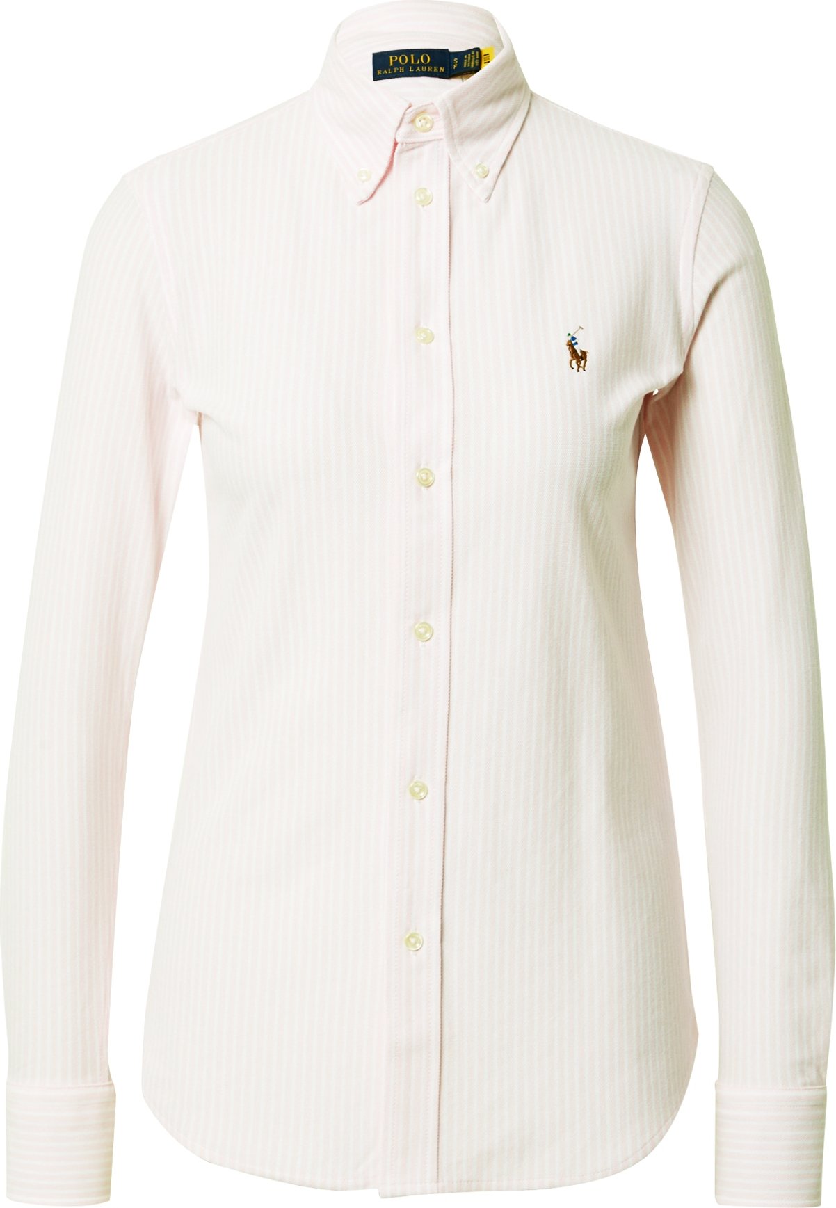 Halenka 'HEIDI' Polo Ralph Lauren modrá / tmavě hnědá / růžová / bílá