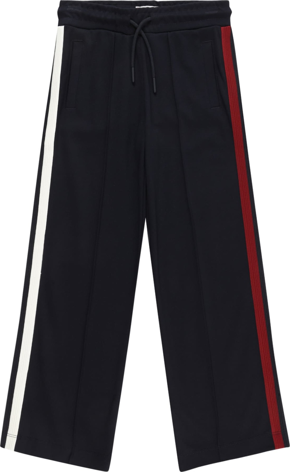 Kalhoty Tommy Hilfiger kobaltová modř / tmavě červená / bílá