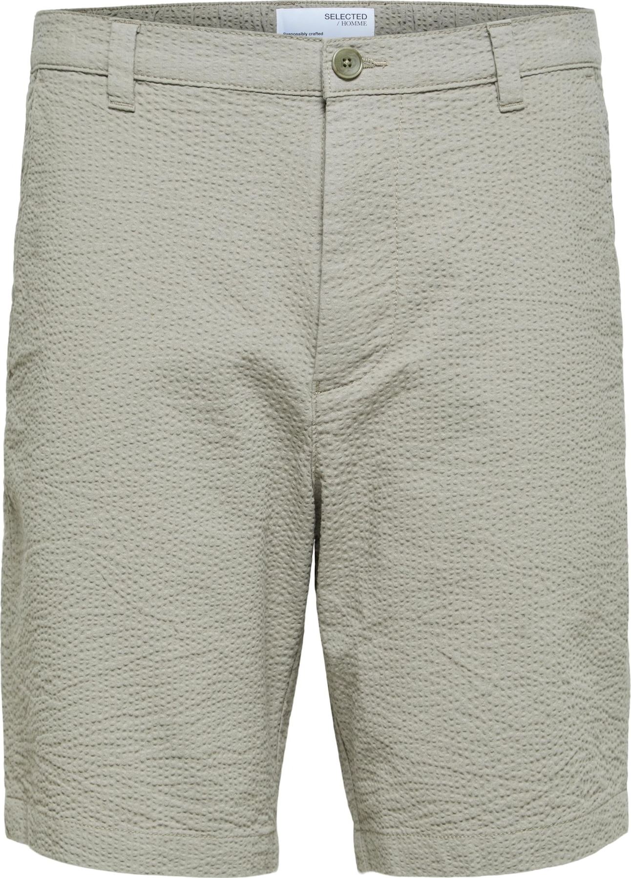 Kalhoty 'Pier' Selected Homme světle šedá