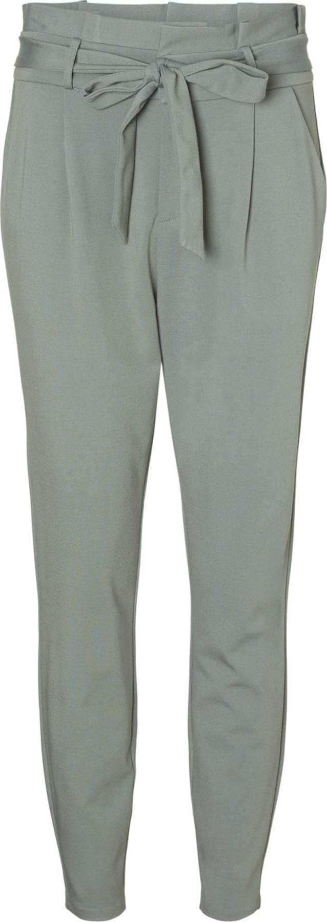 Kalhoty se sklady v pase 'Eva' Vero Moda zelená