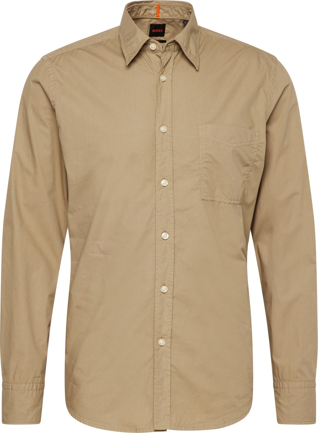 Košile Boss Orange olivová