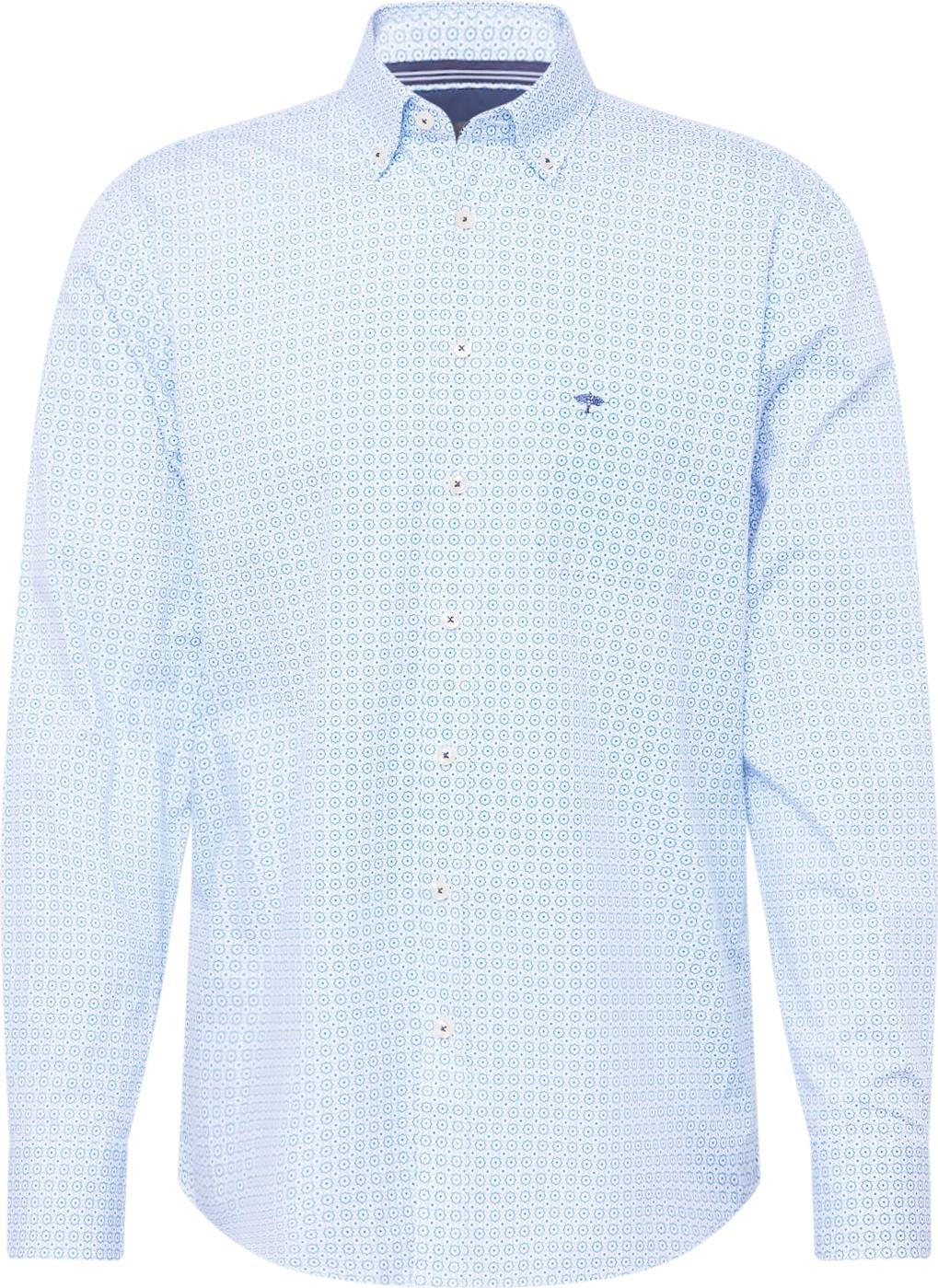 Košile FYNCH-HATTON modrá / světlemodrá / bílá