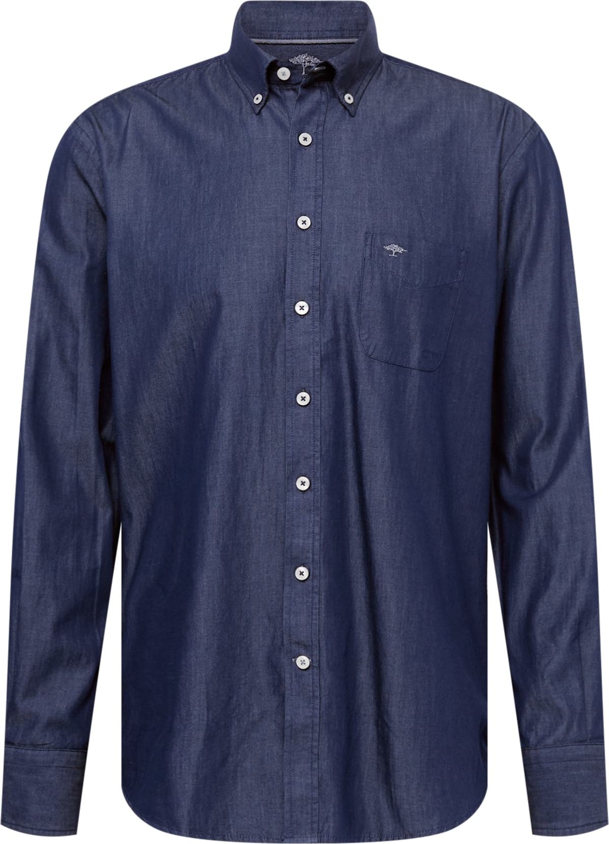 Košile FYNCH-HATTON ultramarínová modř / kámen