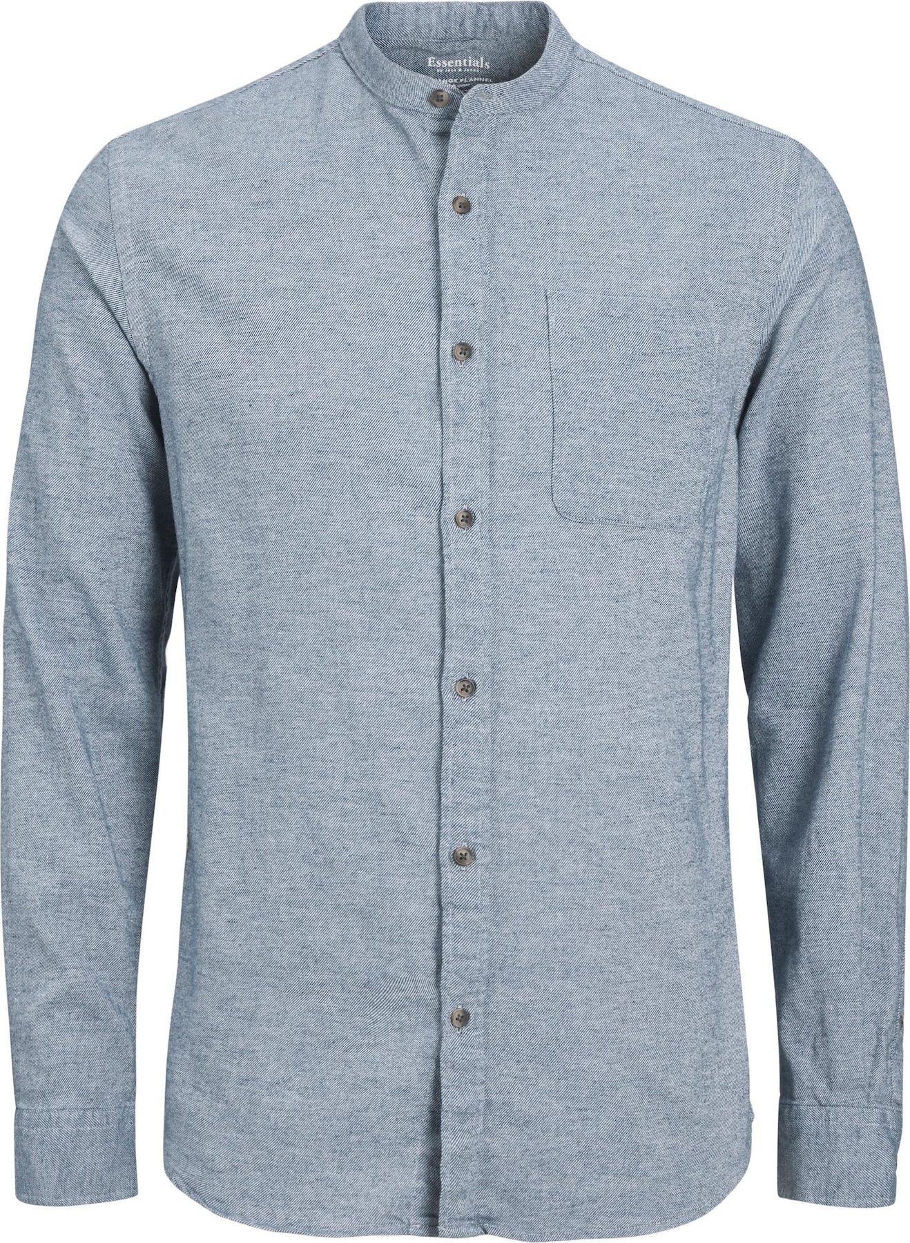 Košile 'Band' jack & jones modrý melír / bílá