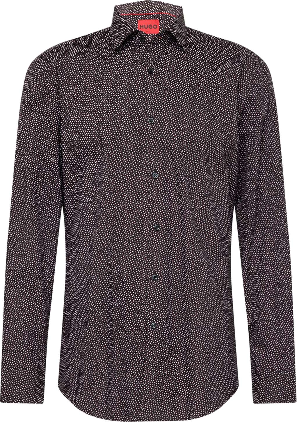 Košile 'Kenno' HUGO červená / černá / offwhite
