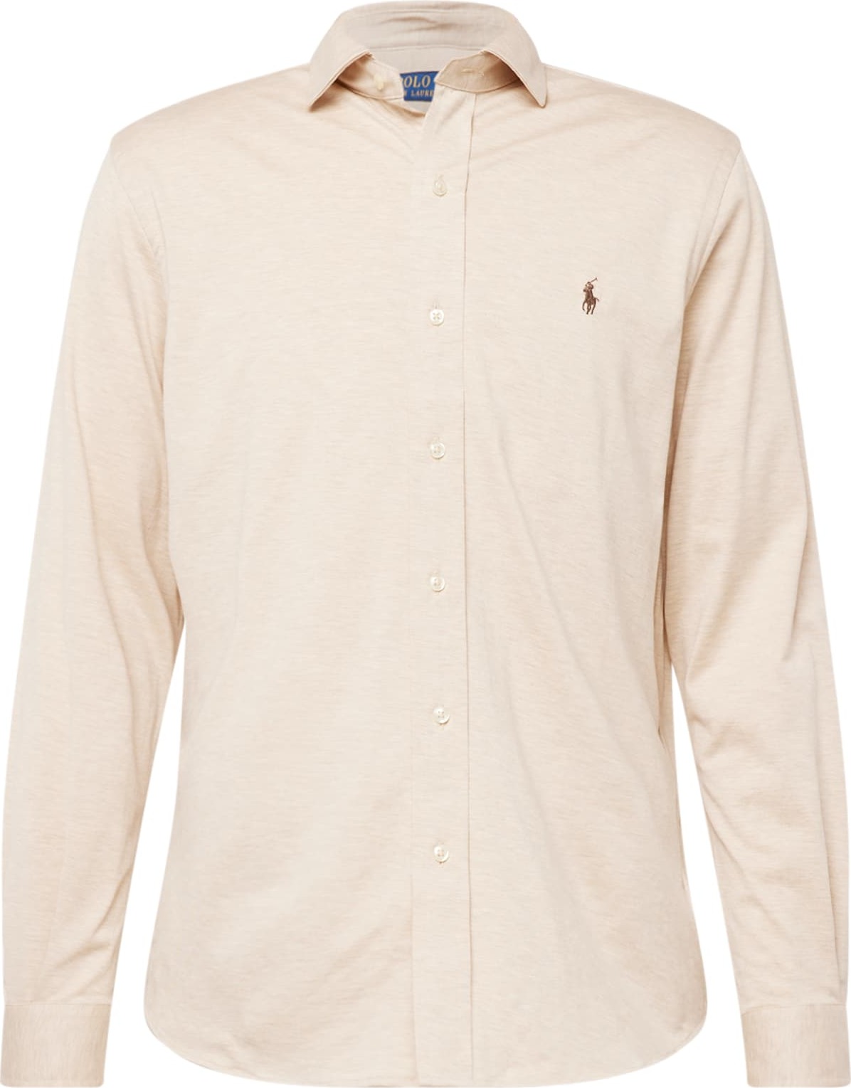 Košile Polo Ralph Lauren béžový melír / hnědá