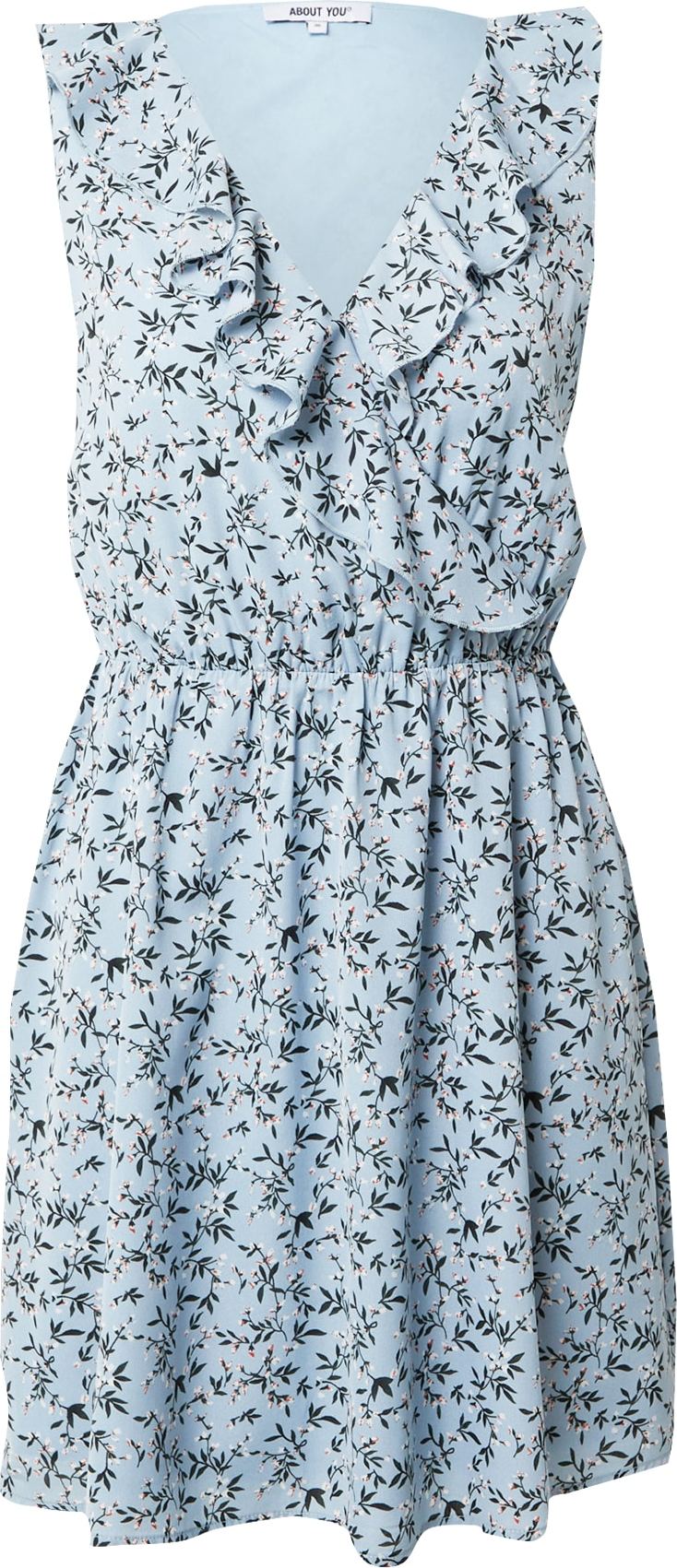 Letní šaty 'Cay Dress' ABOUT YOU světlemodrá / mix barev