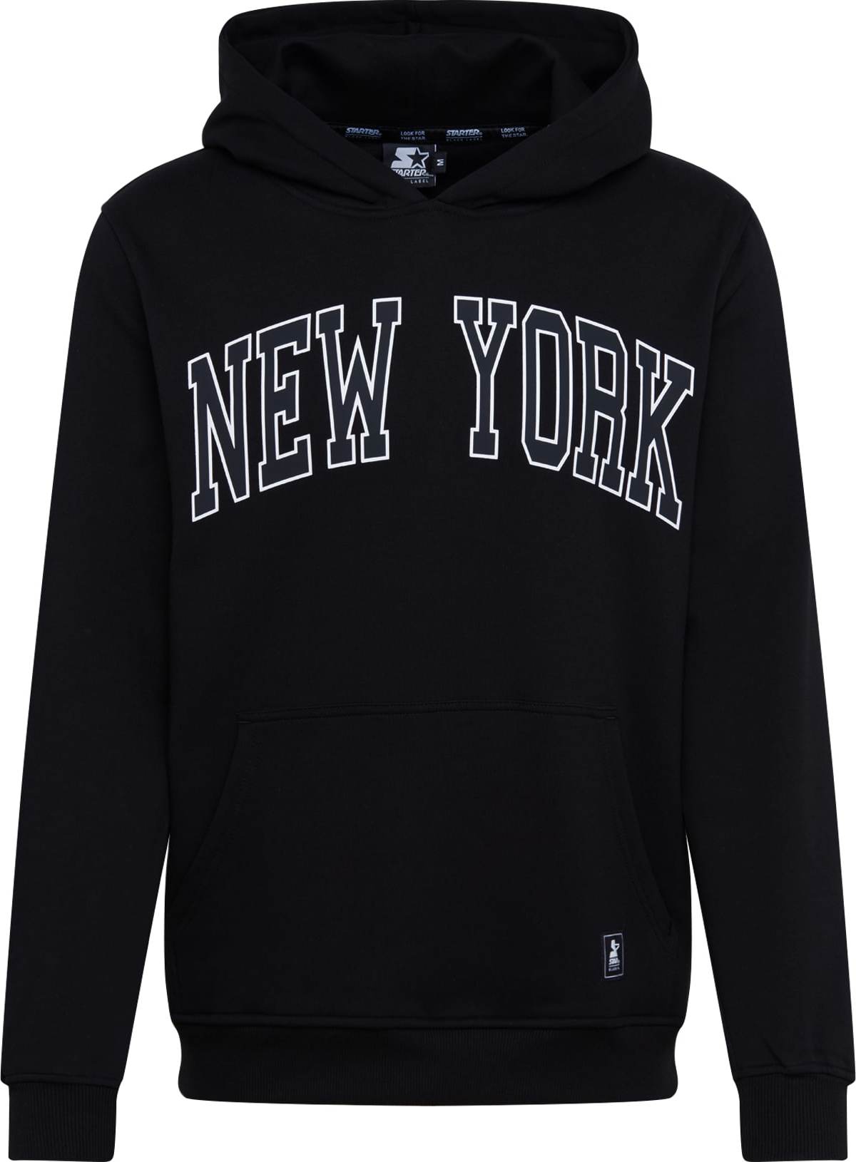 Mikina 'New York' Starter Black Label černá / bílá