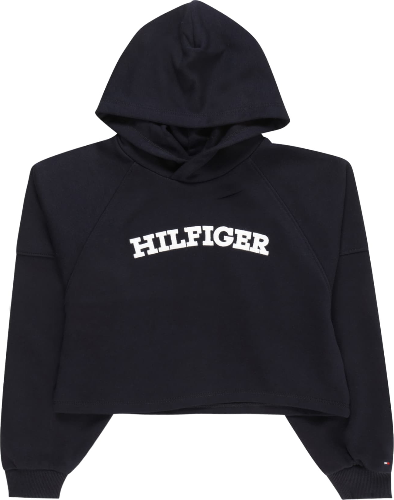 Mikina Tommy Hilfiger námořnická modř / bílá