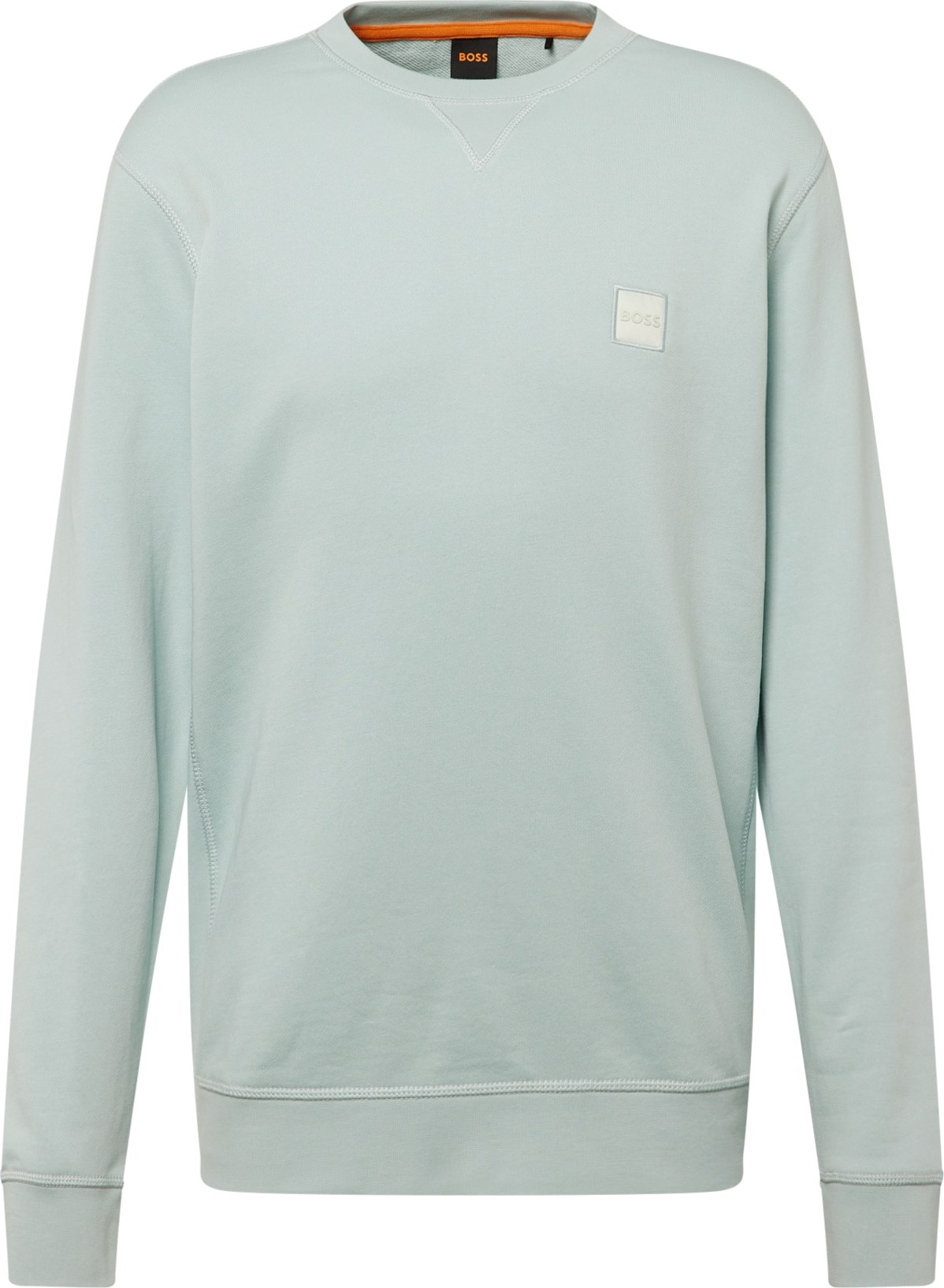 Mikina 'Westart' Boss Orange světle zelená / bílá