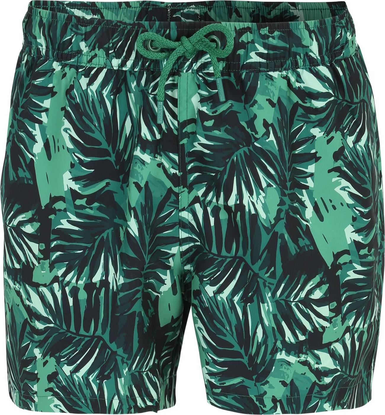 Plavecké šortky BJÖRN BORG béžová / zelená / jedle