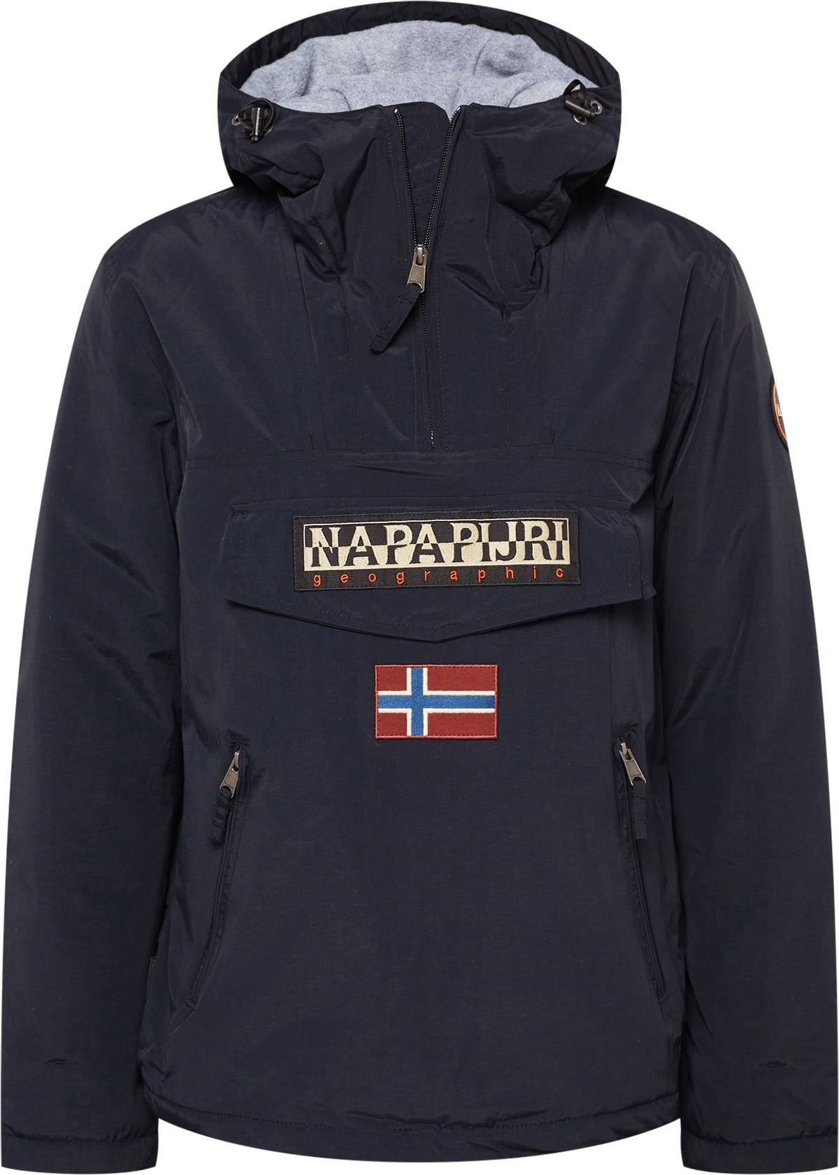 Přechodná bunda 'RAINFOREST' Napapijri béžová / modrá / červená / černá