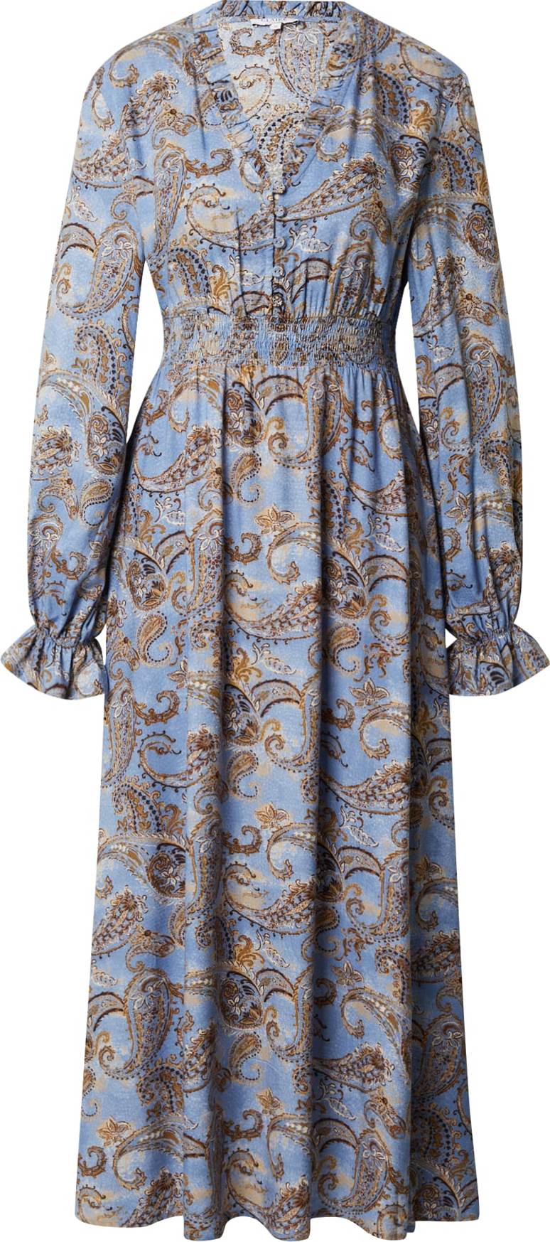 Šaty 'Decherie' Claire béžová / modrá / olivová